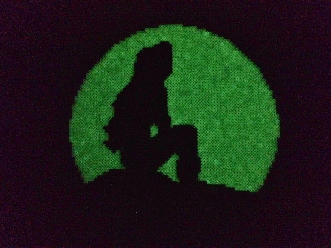 The Little Mermaid - Glow in the Dark, Perler Bead Pixel Art - Pixel Art  Shop